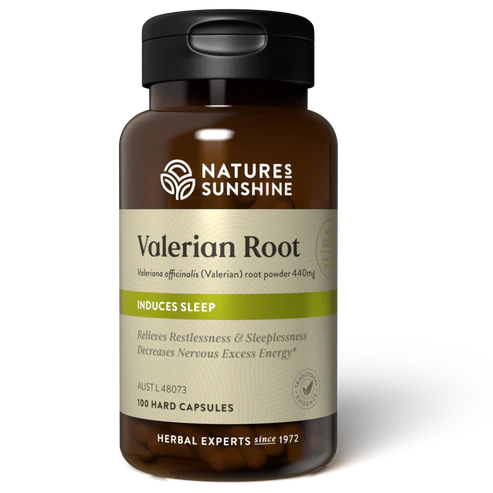 Nature's Sunshine Valerian Root 440mg 100 Capsules
