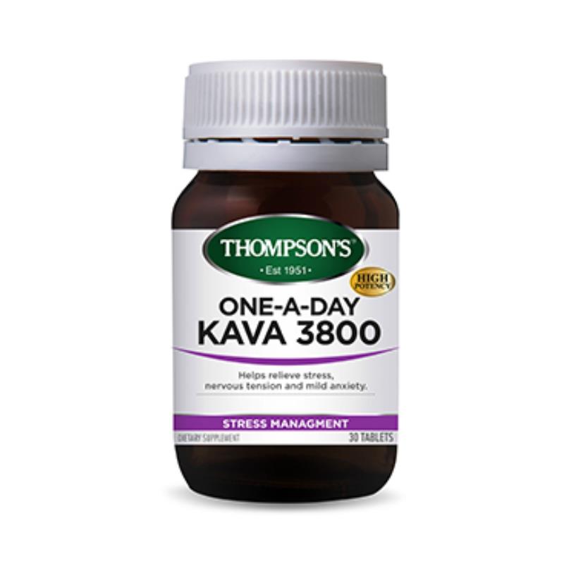 Thompsons One A Day Kava 3800 30 Tablets