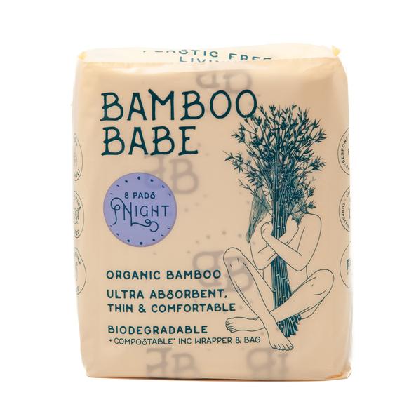 Bamboo Babe Organic Night 8 Pads
