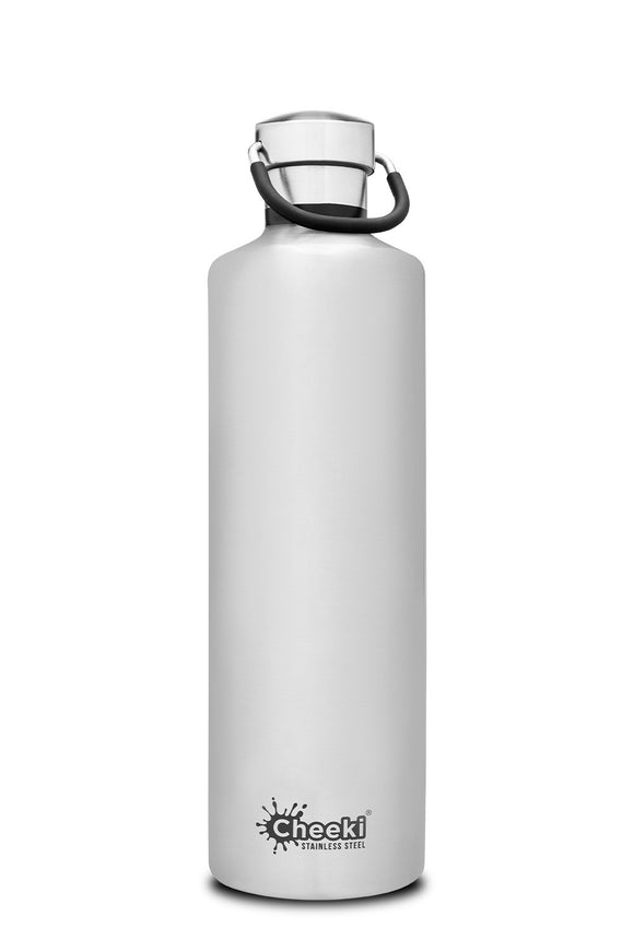Cheeki Classic Insulated Bottle Stainless Steel Silver 1 Litre