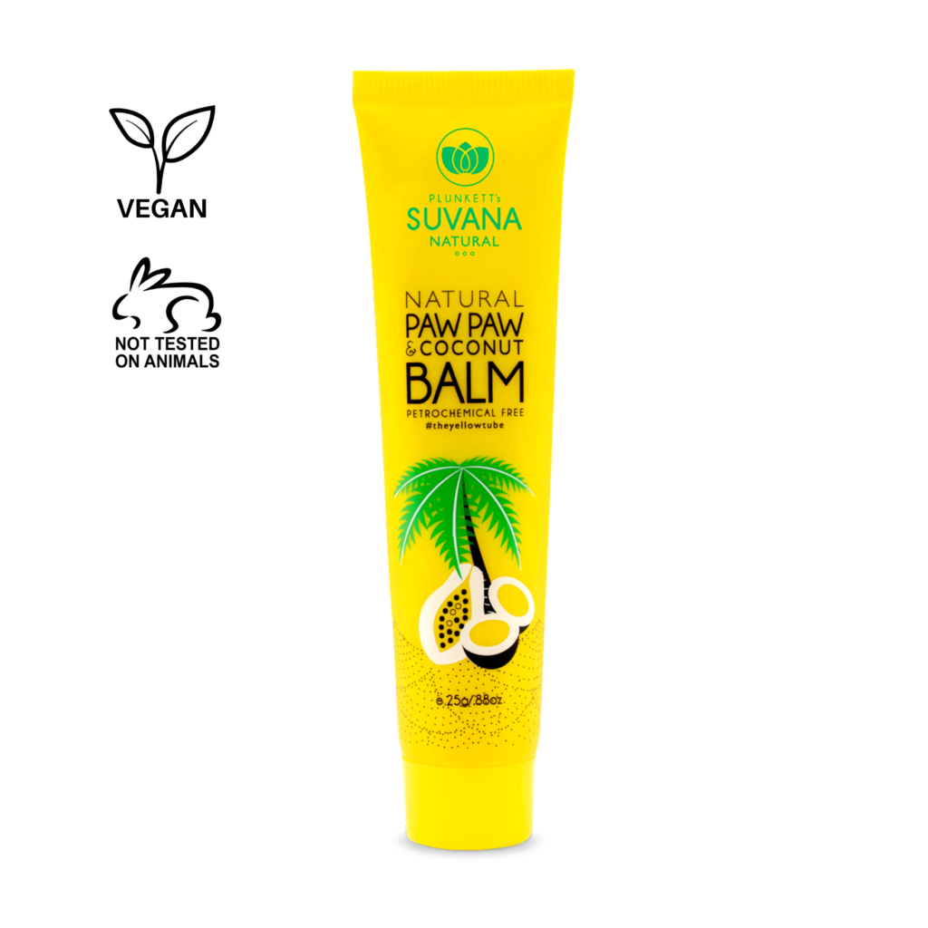 Suvana Certified Organic Natural Paw Paw And Coconut Balm 25g