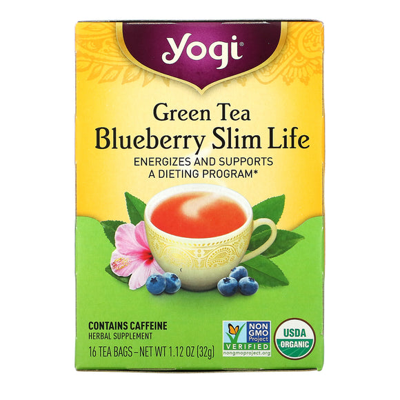 Yogi Tea Green Tea Blueberry Slim Life