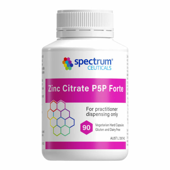 Spectrumceuticals Zinc Citrate P5P Forte 90 Capsules