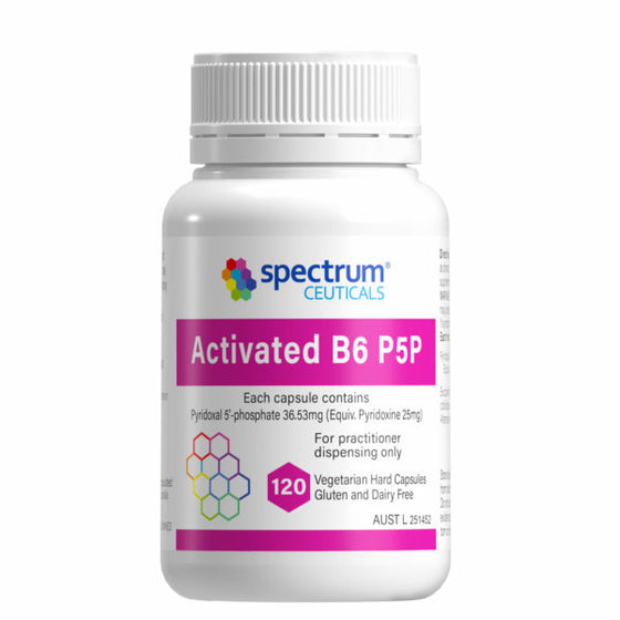 Spectrumceuticals Activated B6 P5p 120 Capsules