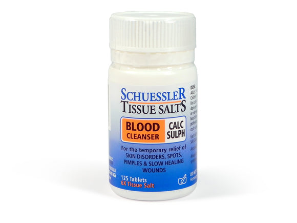Schuessler Tissue Salts Calc Sulph 125 Tablets - Natural Progression