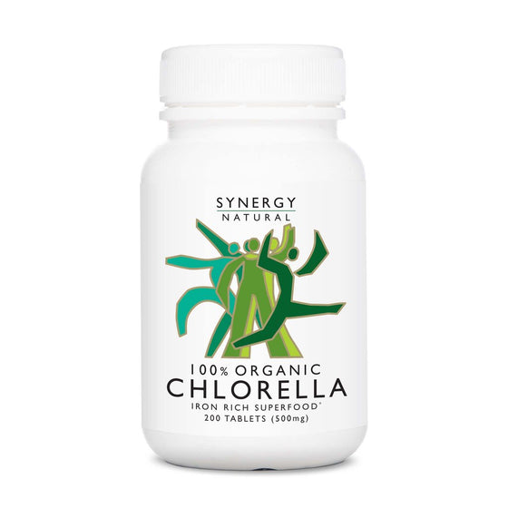 Synergy Natural Chlorella Organic 500mg 200t
