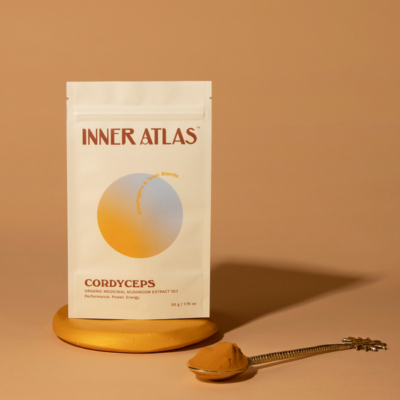 Inner Atlas Organic Cordyceps Mushroom | 10:1 Extract | Beta-D-Glucans >30%
