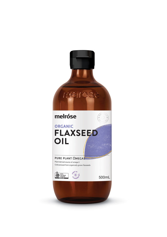 Melrose Organic Flaxseed Oil 500 Ml