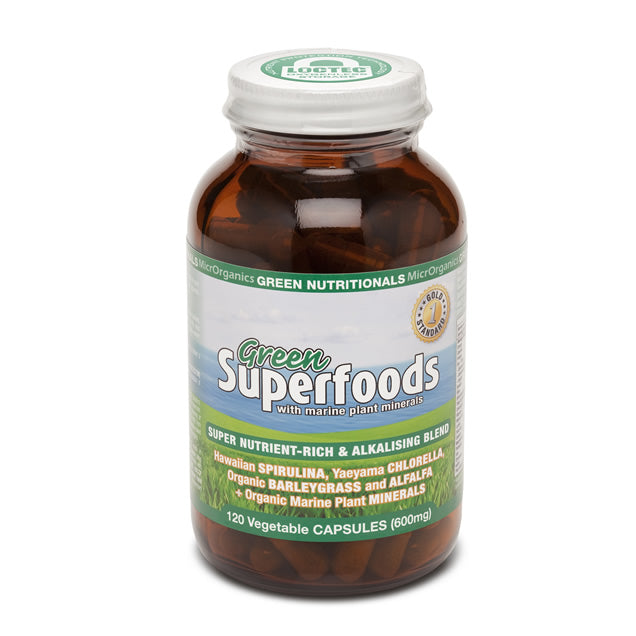 Green Nutritionals Green Superfoods 120 V Capsules