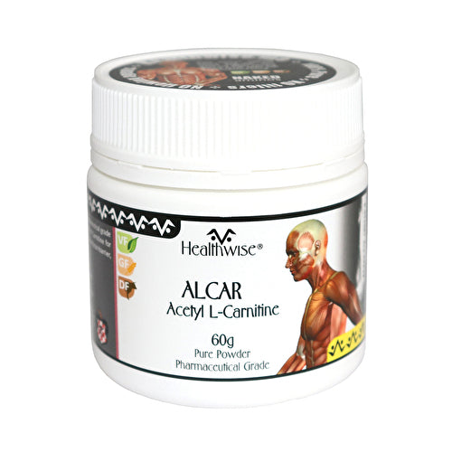 Healthwise Alcar Acetyl L-Carnitine 60g Powder