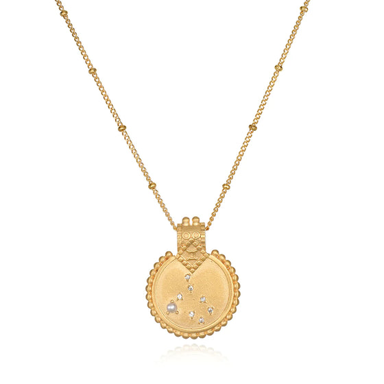 Satya Mandala Zodiac Gemini Pearl Necklace