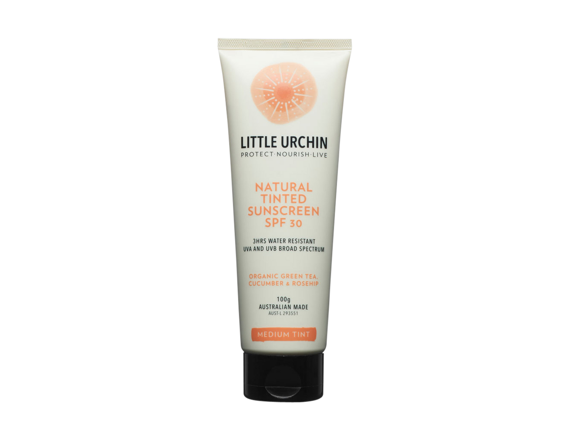 Little Urchin Natural Tinted Sunscreen SPF 30 100g-Natural Progression