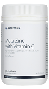 Metagenics Meta Zinc With Vitamin C Orange 228g