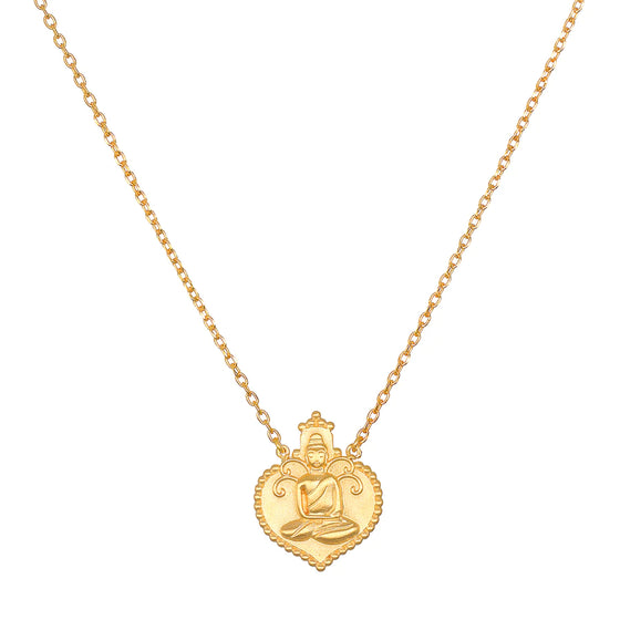 Satya Peaceful Buddha Gold Necklace