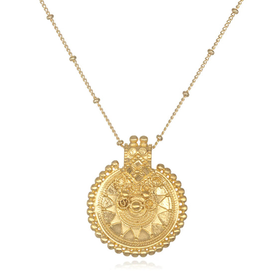 Satya Gold Mandala Necklace