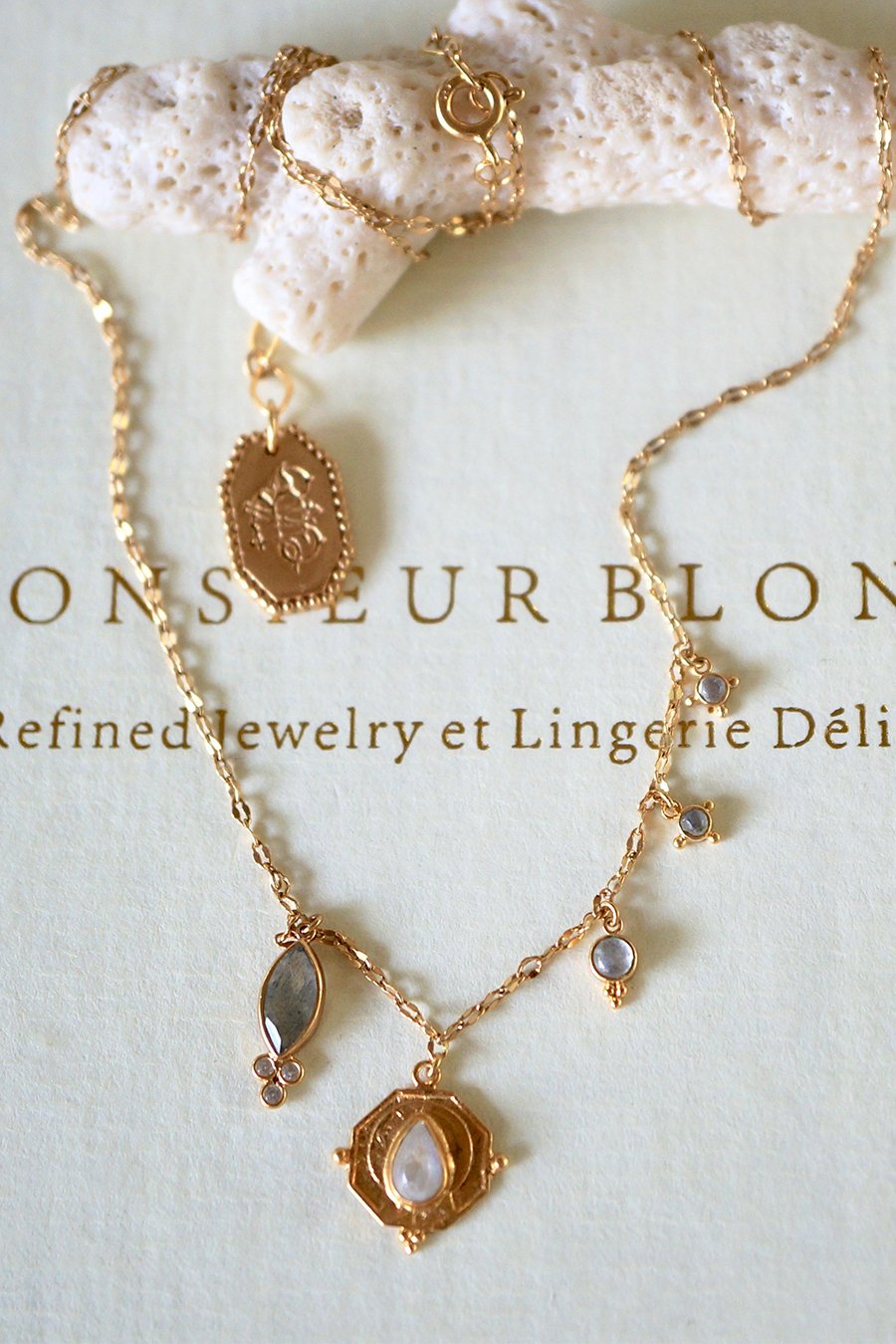 Monsieur Blonde Love Always Necklace