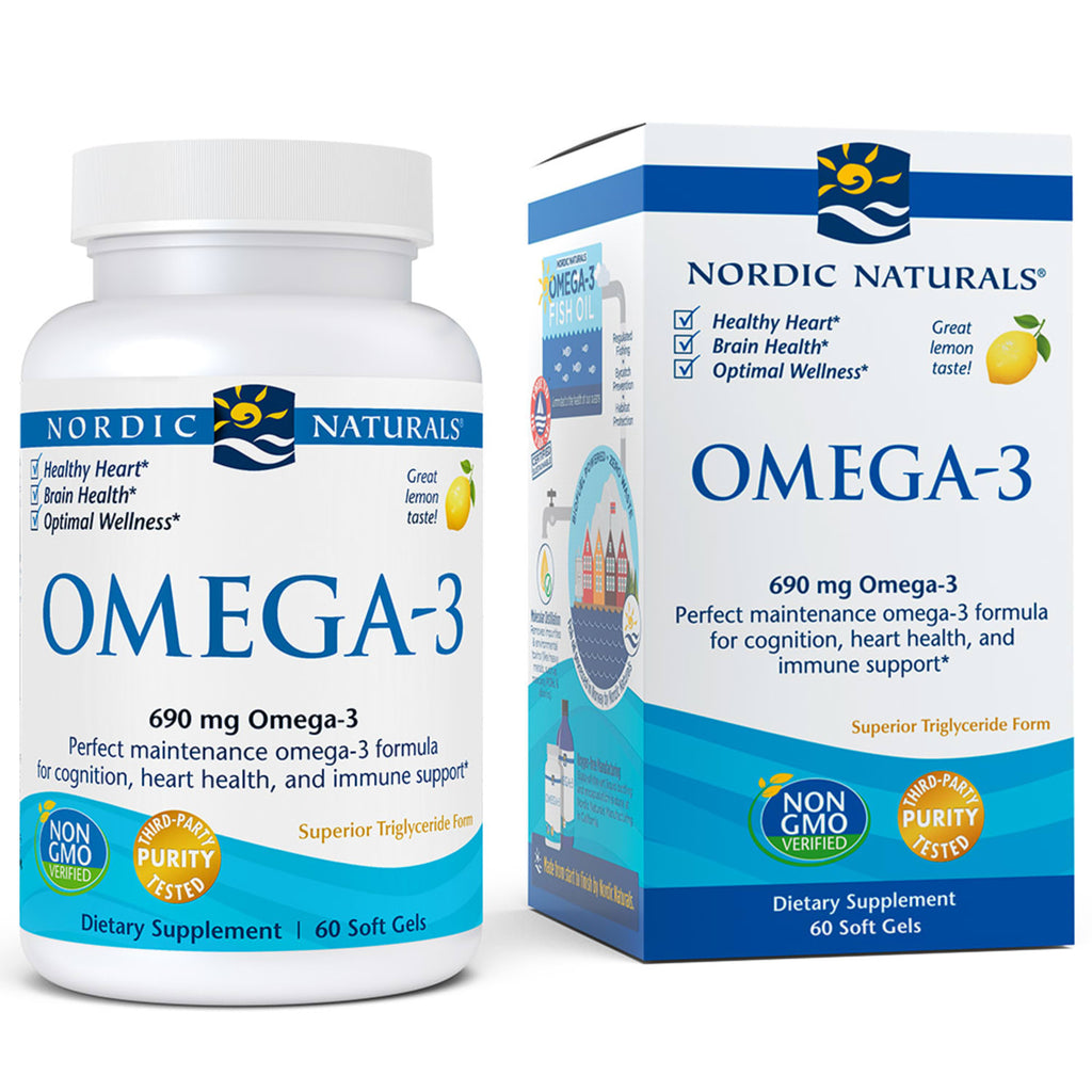 Nordic Naturals Omega 3 Lemon 60c