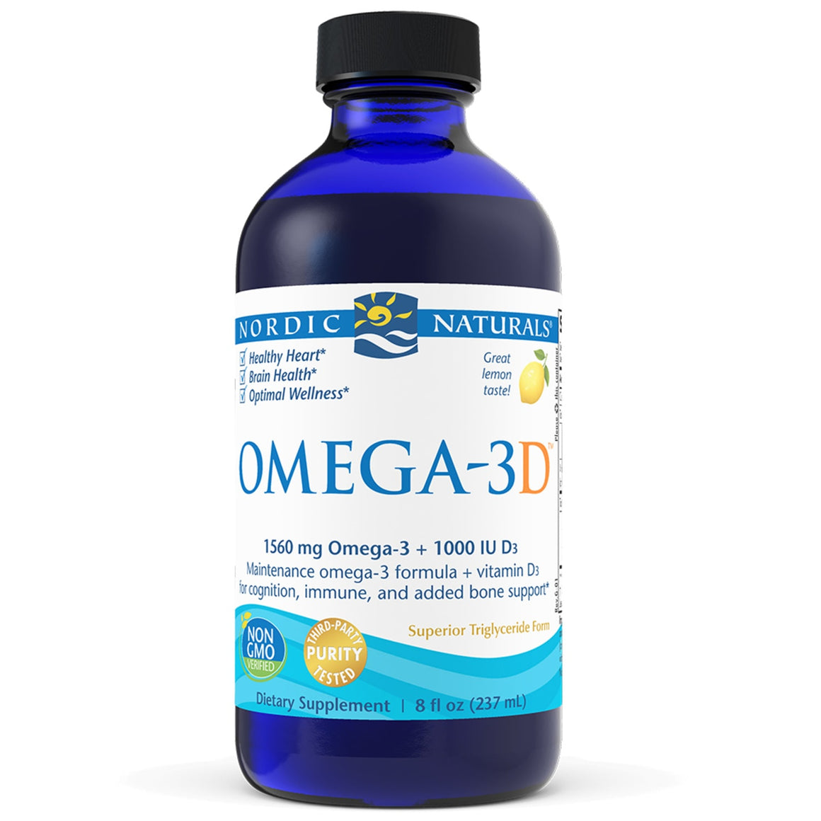 Nordic Naturals Omega 3d Lemon Liquid 237ml