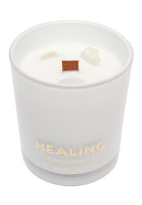 Serenity Soy Wax Crystal Candle - Healing - Clear Quartz 10oz