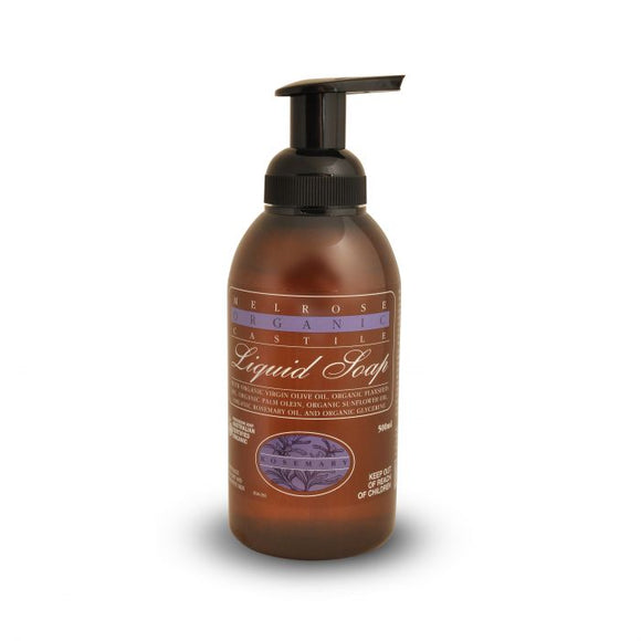 Melrose Organic Castile Soap Rosemary Pump 500ml
