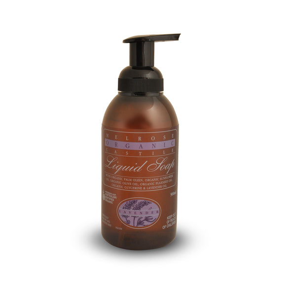 melrose organic castile soap lavender pump 500ml