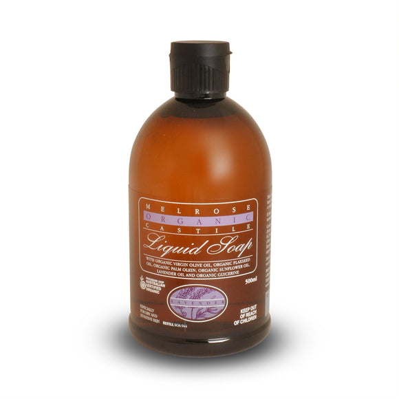 Melrose Organic Castile Soap Lavender Refill 500ml