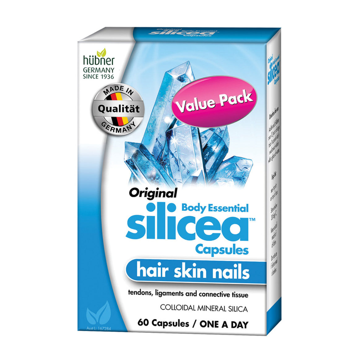 Hubner Body Essential Original Silicea 60 Capsules