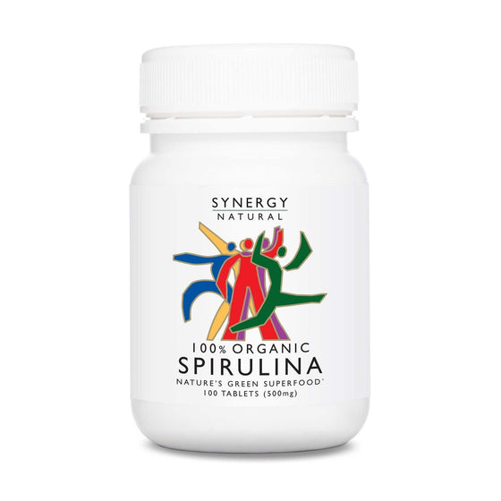 Synergy Natural Organic Spirulina 100 Tablets