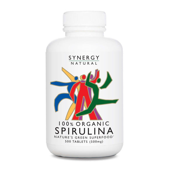 Synergy Natural Spirulina Organic 500mg 500t