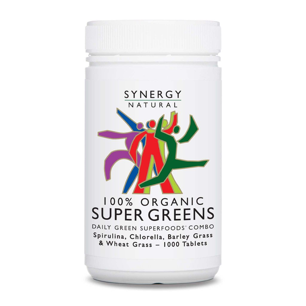 Synergy Natural Super Greens Organic 1000t
