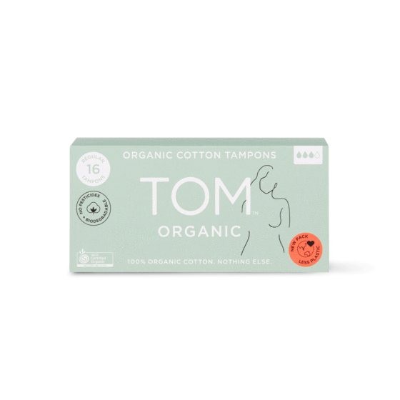 Tom Organic Tampons Regular 16pk