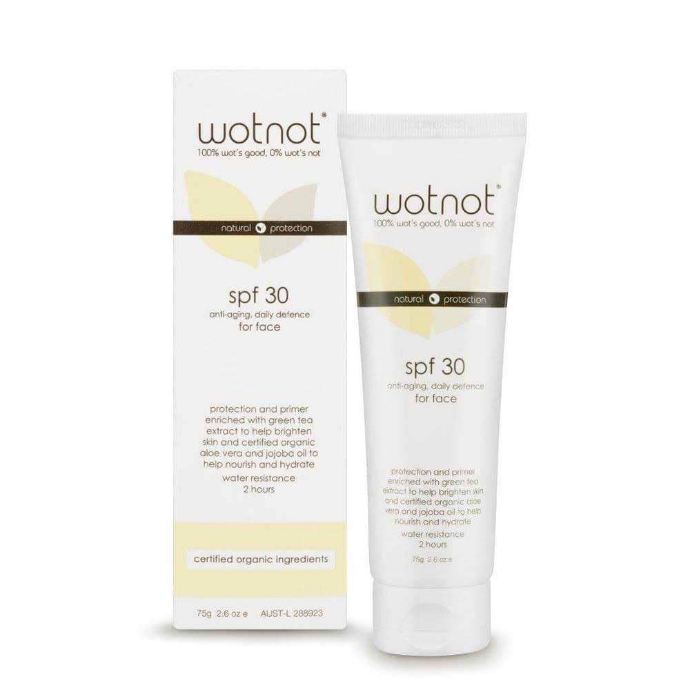 Wotnot Anti Aging Facial Sunscreen And Primer 30+ 75g