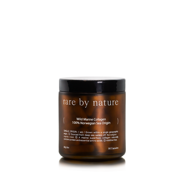 Rare By Nature Wild Marine Collagen Capsules 100% Norwegian Sea Origin