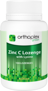 Orthoplex Green Label Zinc C Lozenge 100 Lozenges