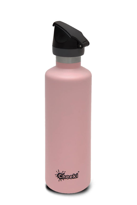 Cheeki Active Insulated Bottle Stainless Steel Pink 600ml