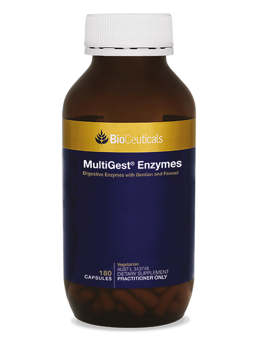 Bioceuticals Multigest Enzymes 180 Capsules