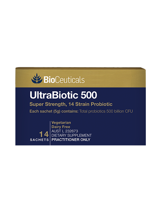 Bioceuticals Ultrabiotic 500 14 Sachets 70g