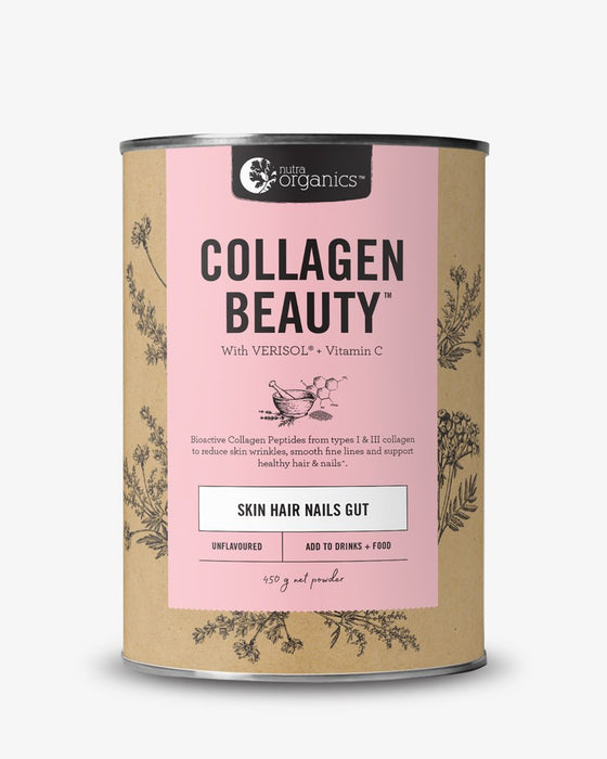 Nutra Organics Collagen Beauty Unflavoured 450g