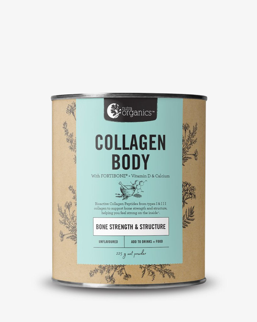 Nutra Organics Collagen Body With Fortibone Unflavoured 225g