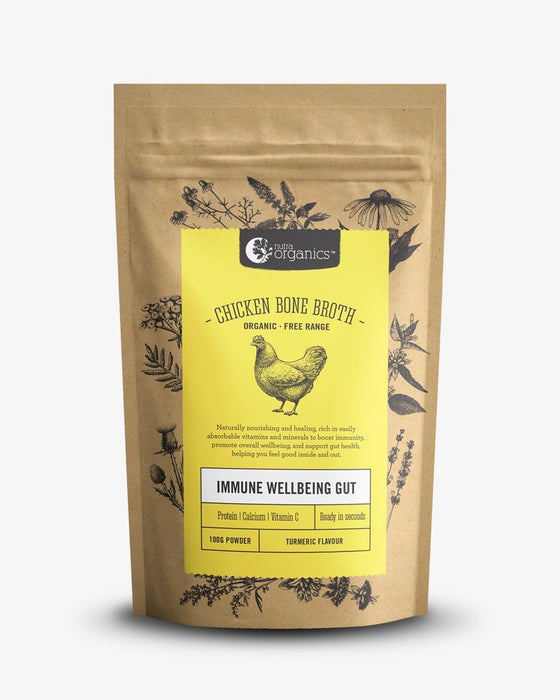 Nutra Organics Chicken Bone Broth Turmeric 100g
