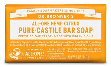 Dr Bronners Bar Soap Citrus 140g