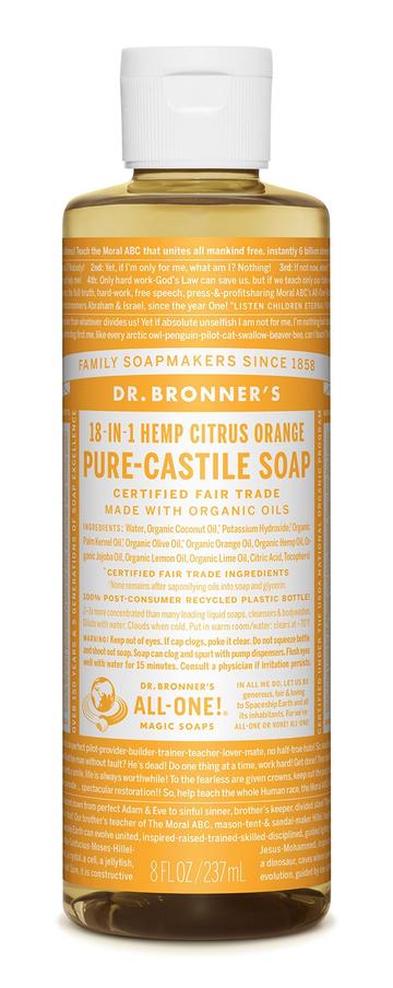Dr Bronners Liquid Castile Citrus 237ml