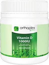 Orthoplex Green Label Vitamin D 1000 Iu 200 Capsules