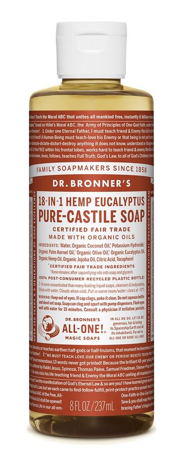 Dr Bronners Liquid Castile Eucalyptus 237ml