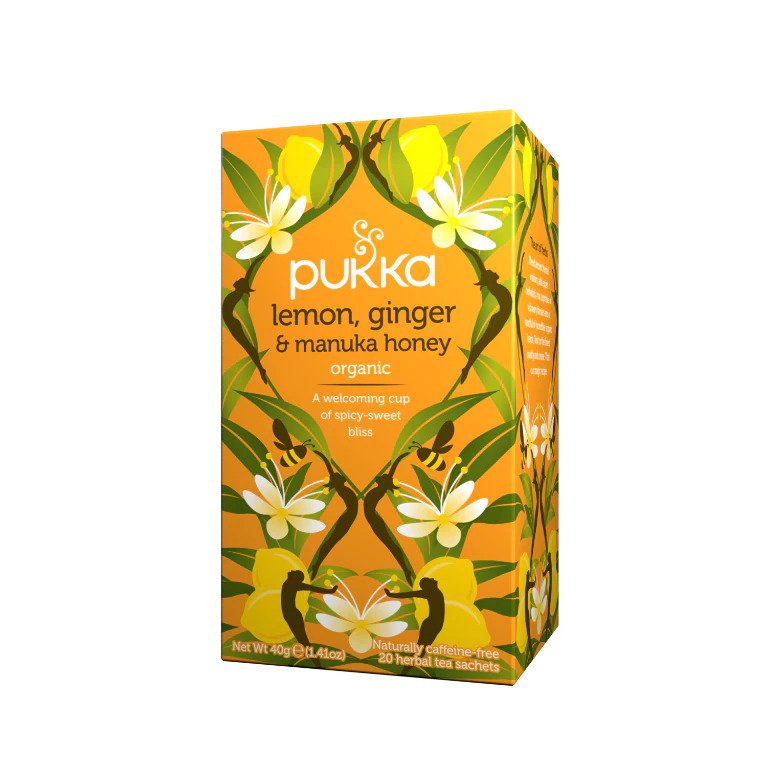 Pukka Lemon, Ginger & Manuka Honey x 20 Tea Bags