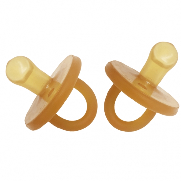 Natural Rubber Soother Orthodontic Small 0-6 Months Two Pack