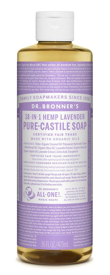 Dr Bronners Liquid Castile Lavender 473ml