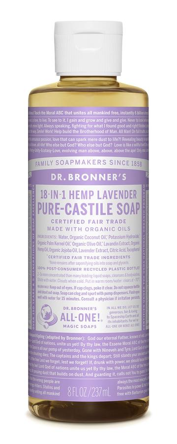 Dr Bronners Liquid Castile Lavender 237ml