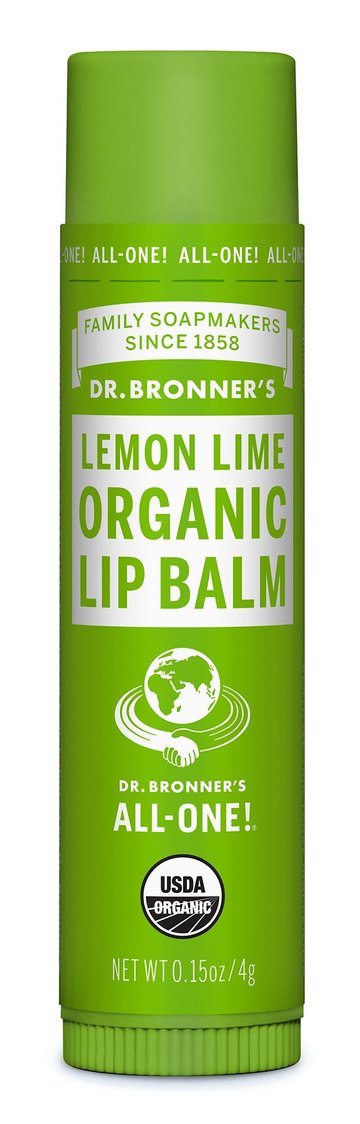 Dr Bronners Lip Balm Lemon Lime 4g