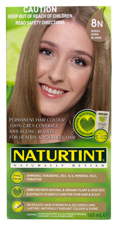 naturtint permanent hair colour 8 N wheat germ blonde 165 ml